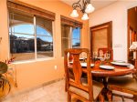 San Felipe Rental condo - Dining table and adjacent kitchen
